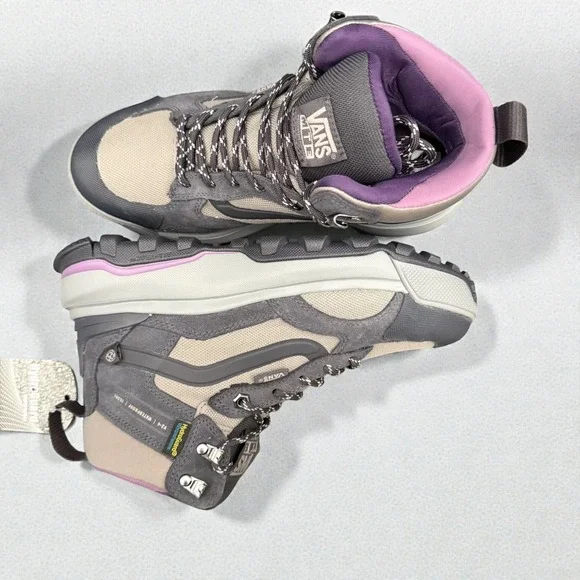 Vans MTE Crestline Waterproof Hiking Boots – Gray/Purple – Men's 7 / Women's 8.5 - Picture 8 of 8
